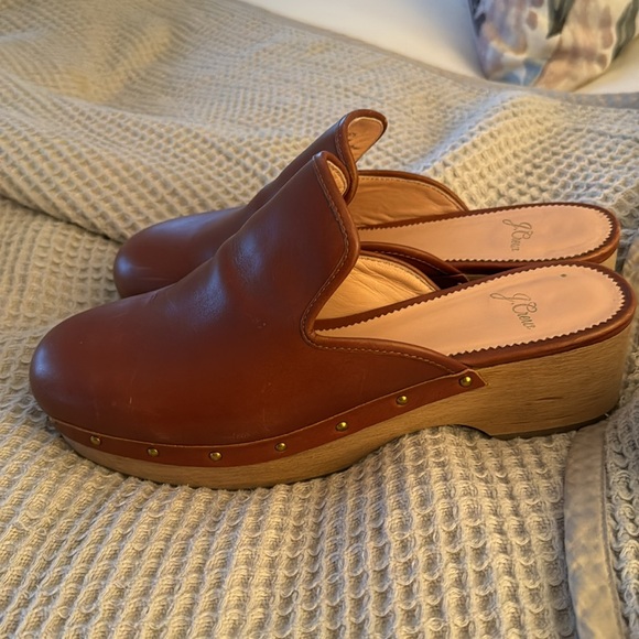 JCrew Leather Clogs - Picture 2 of 7